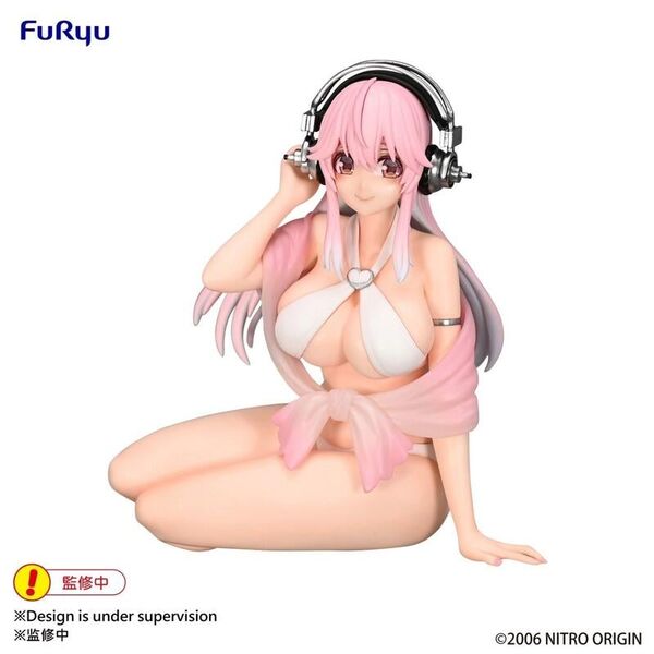 Super Sonico - Noodle Stopper Figure - White Bikini ver