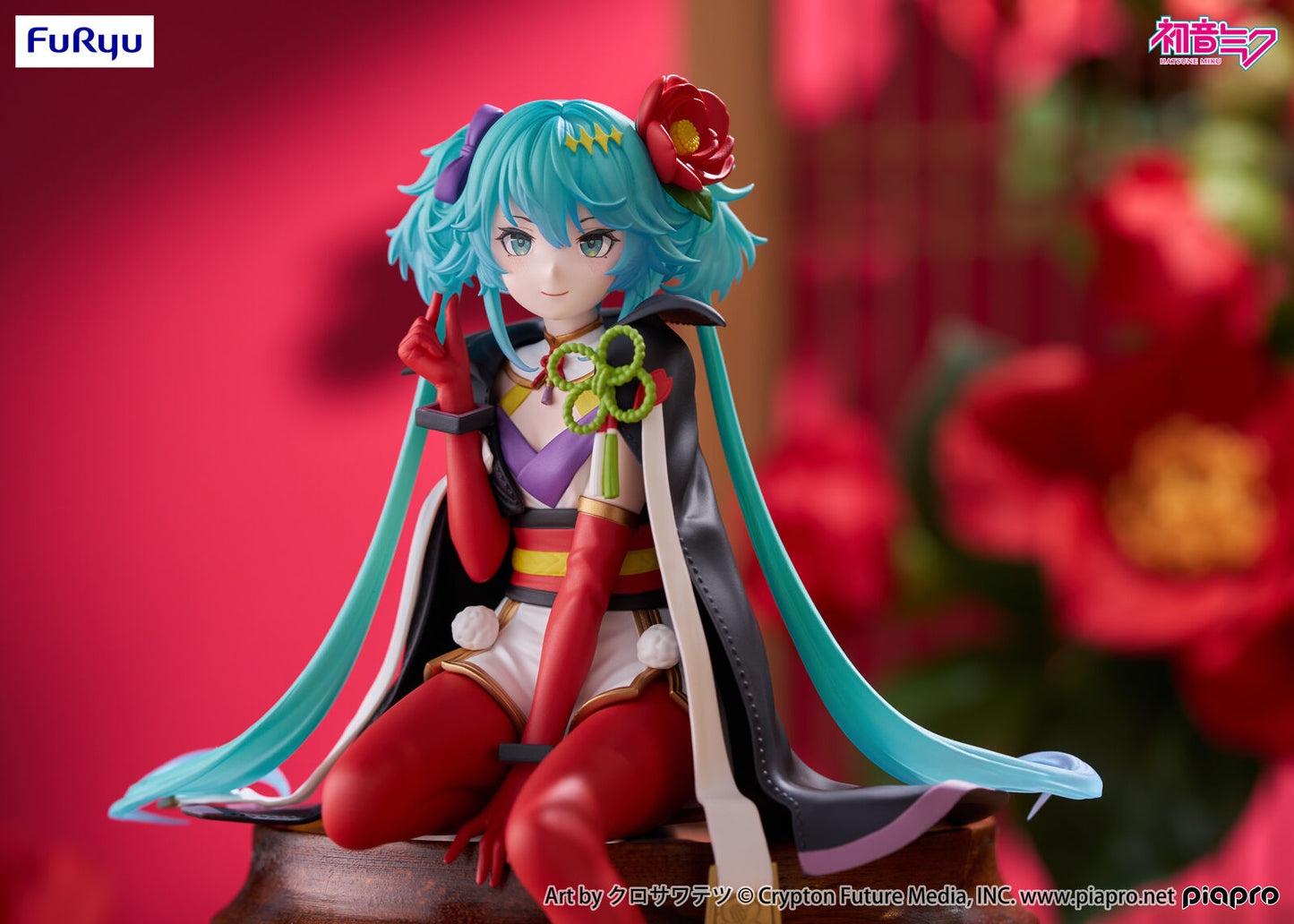 Hatsune Miku - Flower Fairy - Noodle Stopper Figure - Camellia