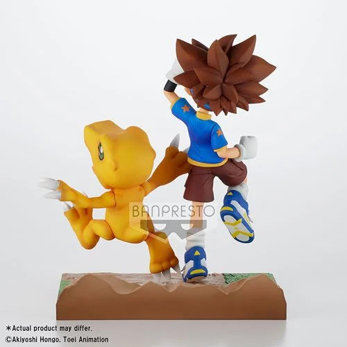 Digimon Adventure Taich and Agumon DXF Adventure Archives Statue