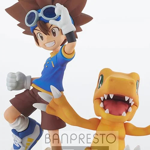 Digimon Adventure Taich and Agumon DXF Adventure Archives Statue