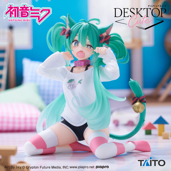 Hatsune Miku - Desktop Cute - Nekomimi T-Shirt ver