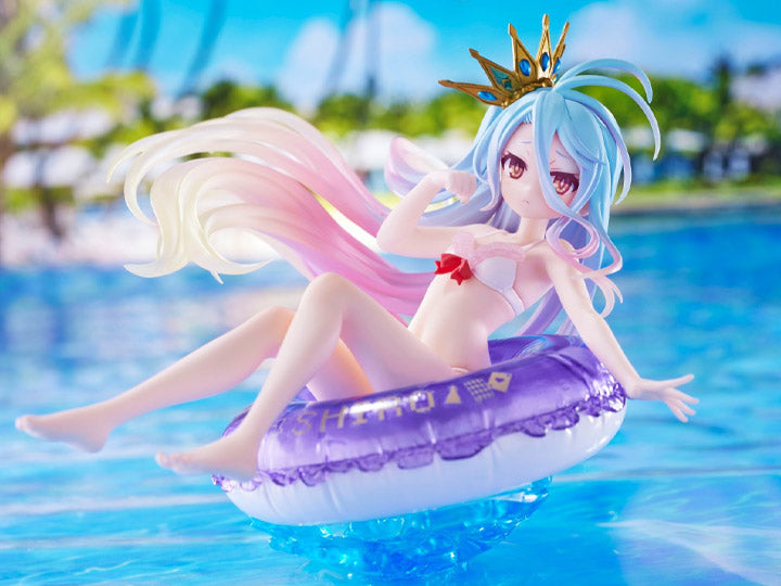 No Game No Life Aqua Float Girls Shiro Figure