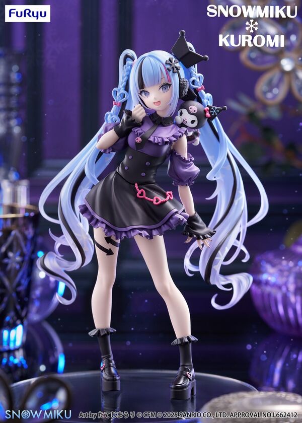 Hatsune Miku X Kuromi - Trio-Try-iT Figure - Snow Miku