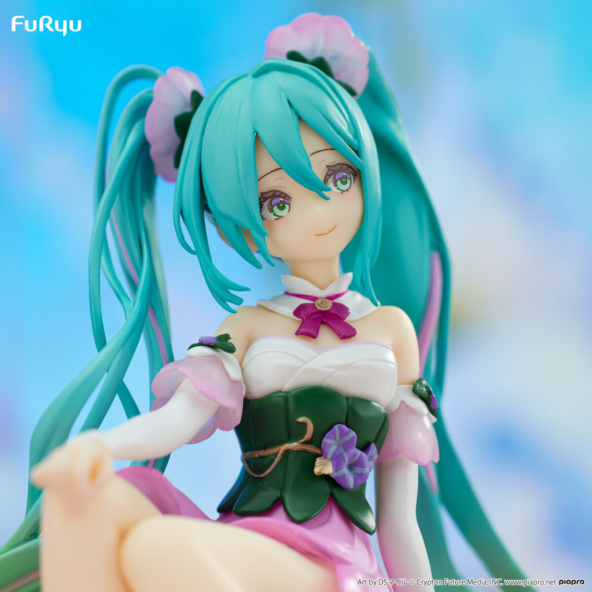 Hatsune Miku - Flower Fairy - Noodle Stopper Figure - Asagao, Pink ver