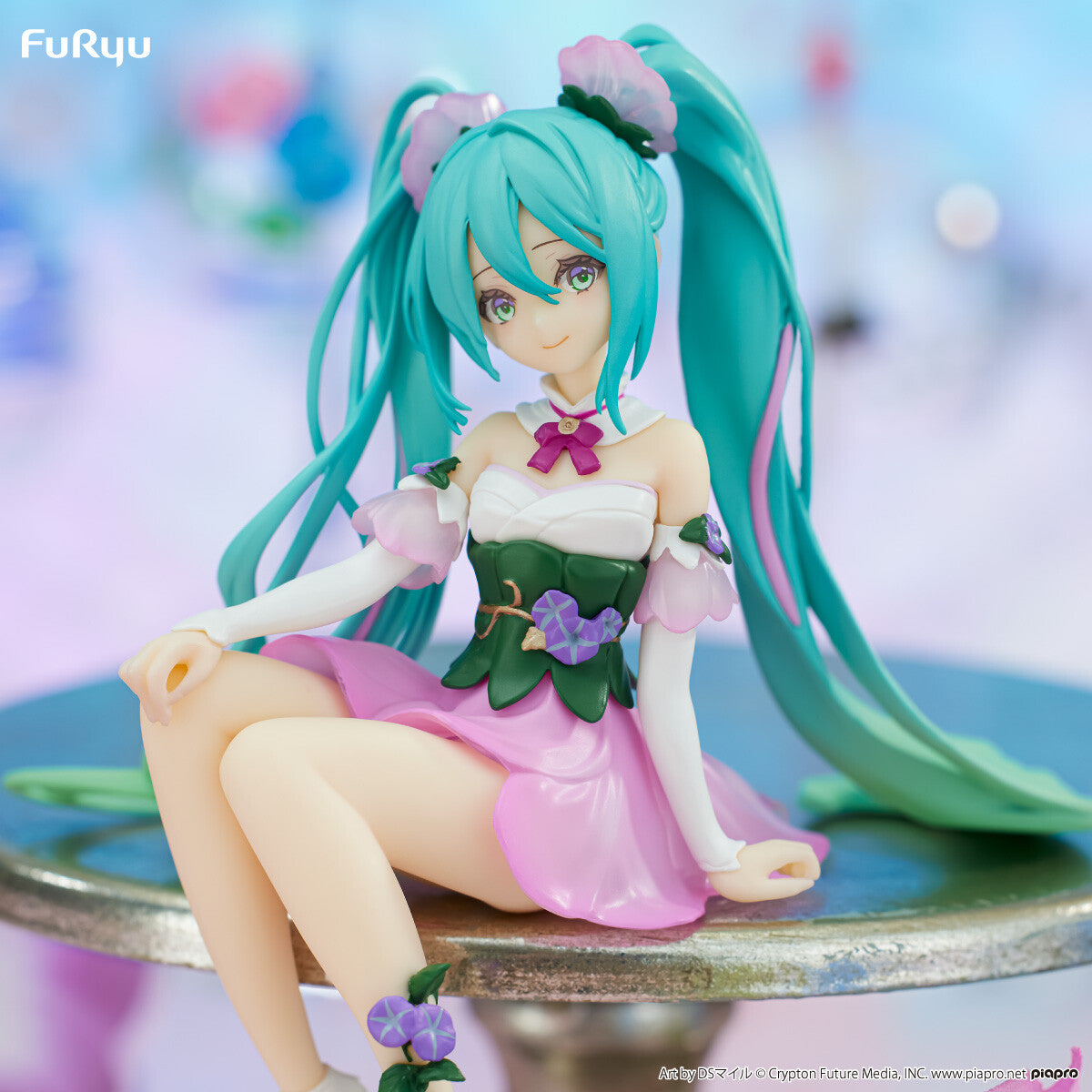 Hatsune Miku - Flower Fairy - Noodle Stopper Figure - Asagao, Pink ver