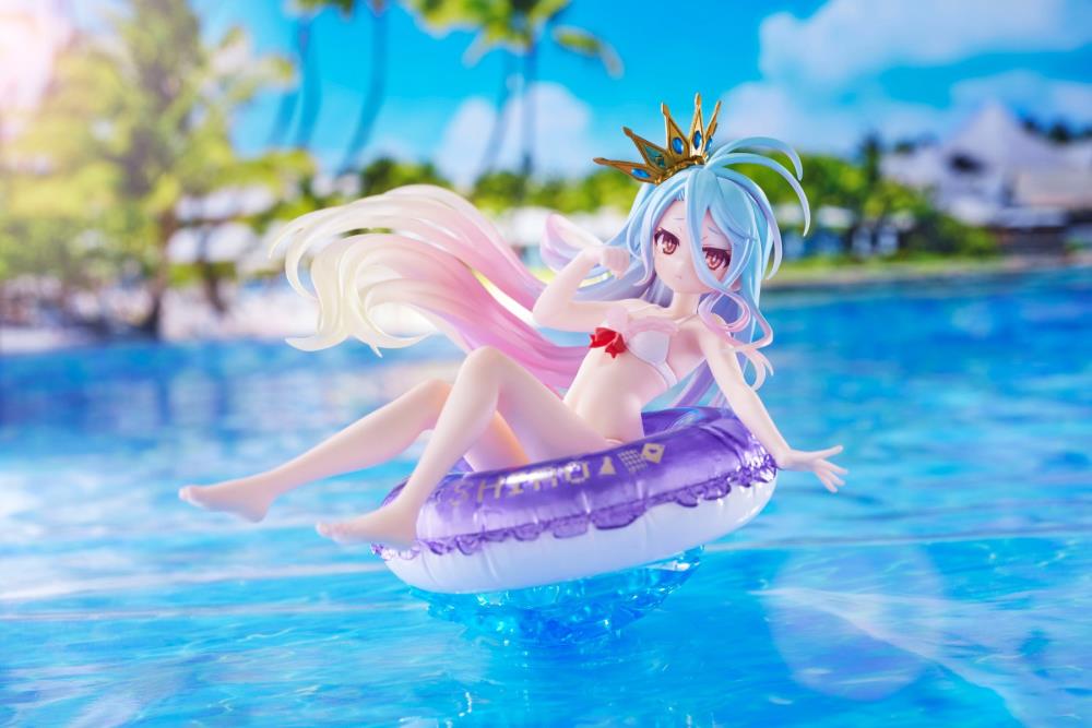 No Game No Life Aqua Float Girls Shiro Figure