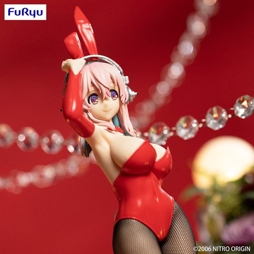 Super Sonico Red Version BiCute Bunnies Statue