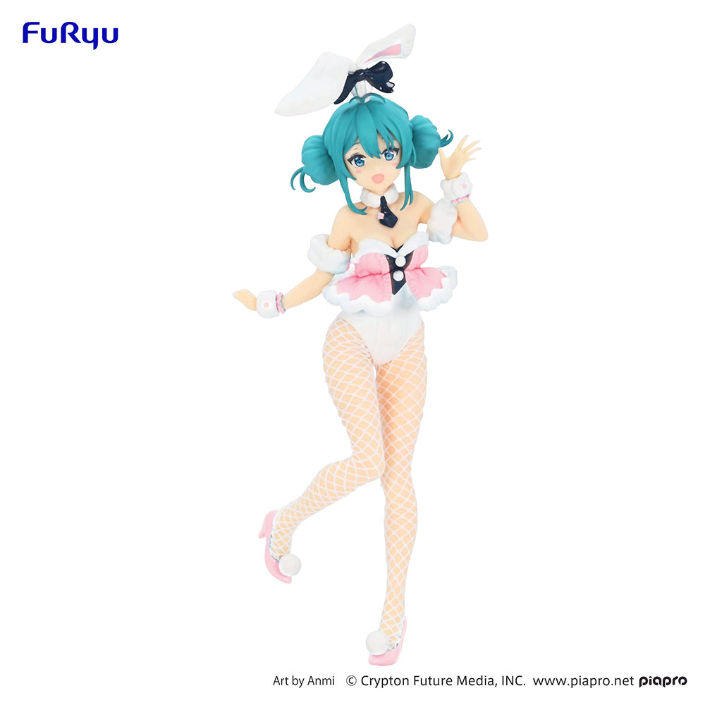 Hatsune Miku White Bunny Rabbit Pink Ver BiCute Bunnies Figure