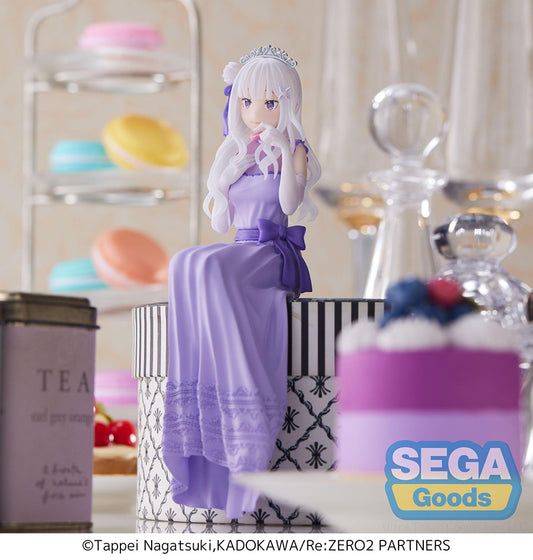 Re:ZERO Lost in Memories PM Prize Figure Emilia Dressed-Up Party Perching Ver