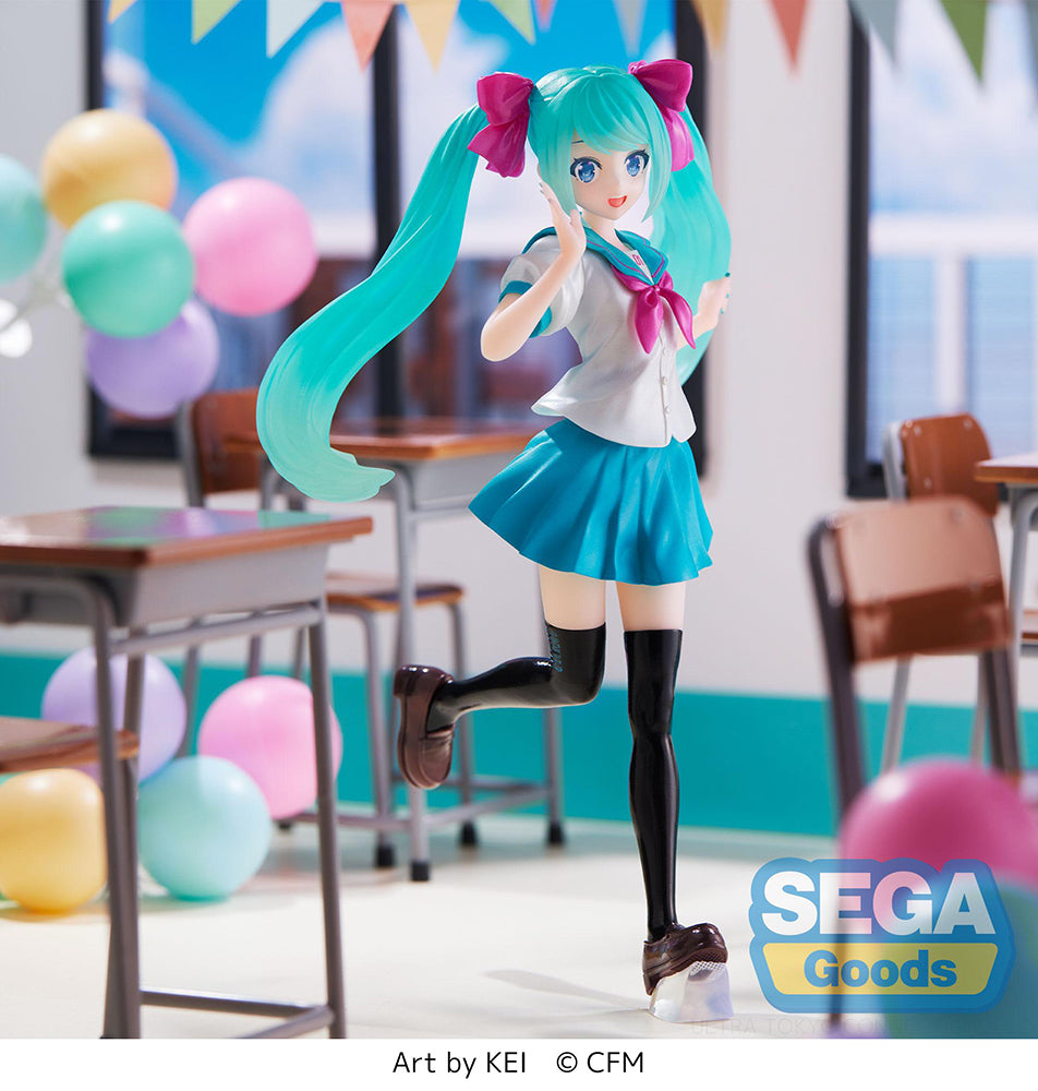 Hatsune Miku 16th Anniversary Kei Ver Vocaloid Luminasta Figure