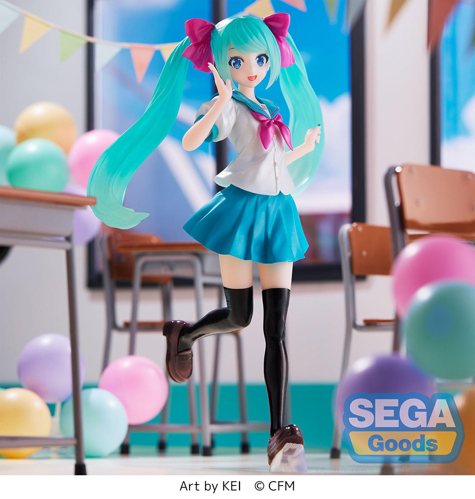 Hatsune Miku 16th Anniversary Kei Ver Vocaloid Luminasta Figure