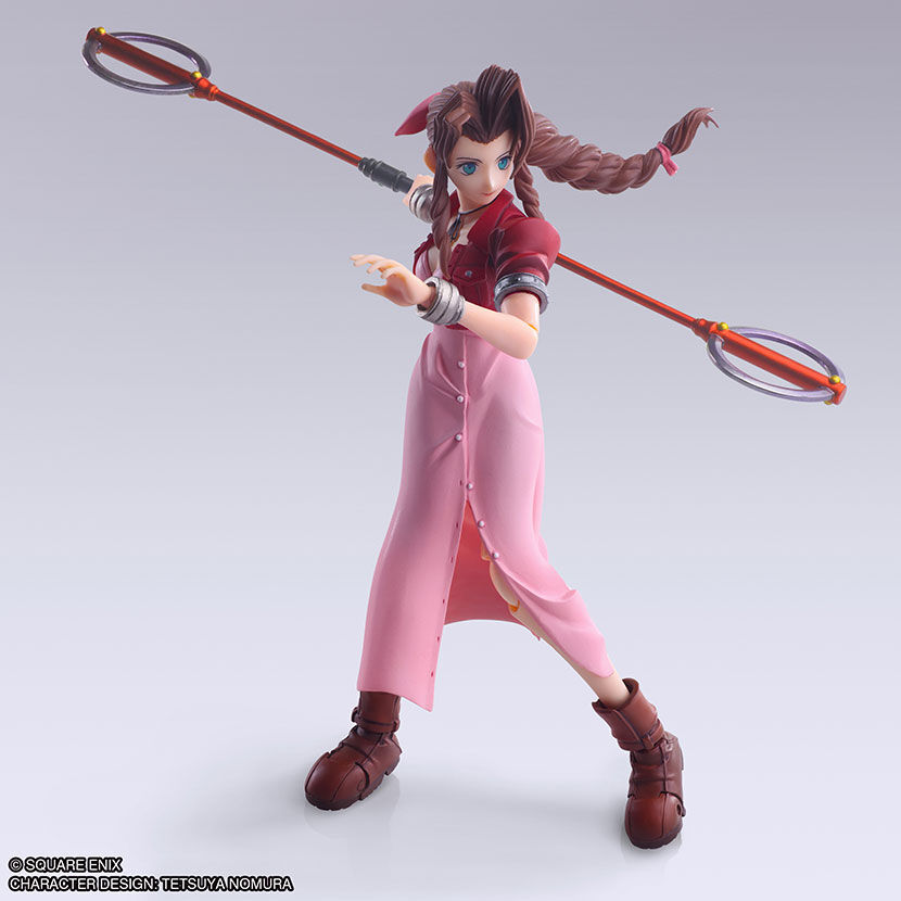 Final Fantasy VII Bring Arts Aerith Gainsborough (Mythril Rod Ver.) Action Figure