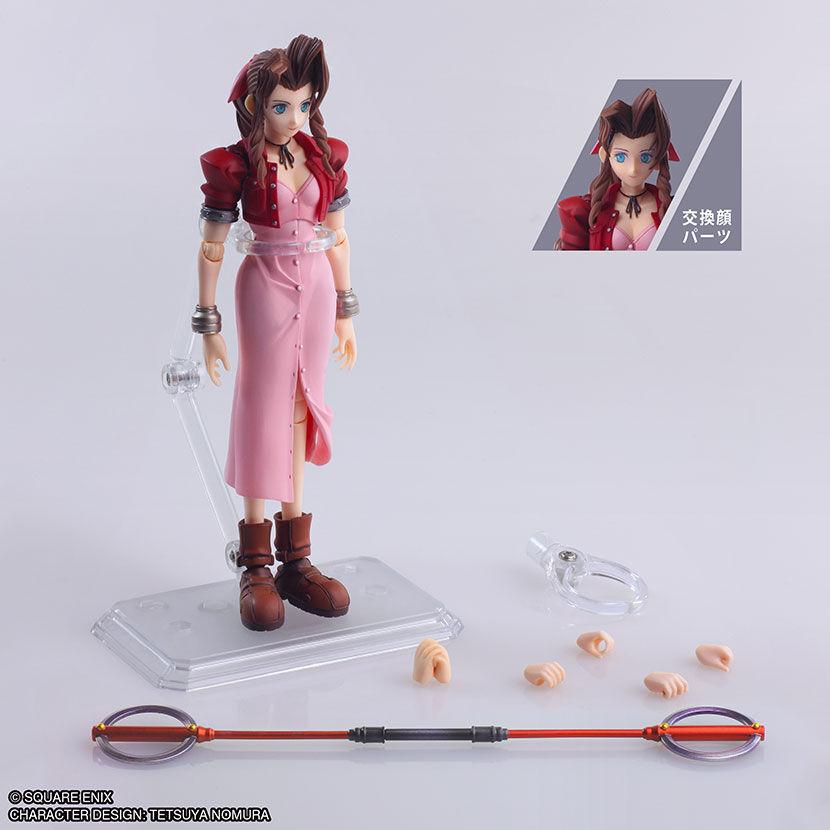 Final Fantasy VII Bring Arts Aerith Gainsborough (Mythril Rod Ver.) Action Figure