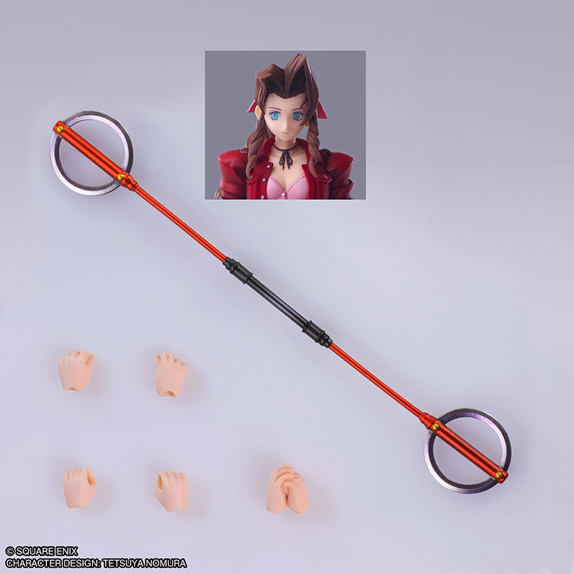 Final Fantasy VII Bring Arts Aerith Gainsborough (Mythril Rod Ver.) Action Figure