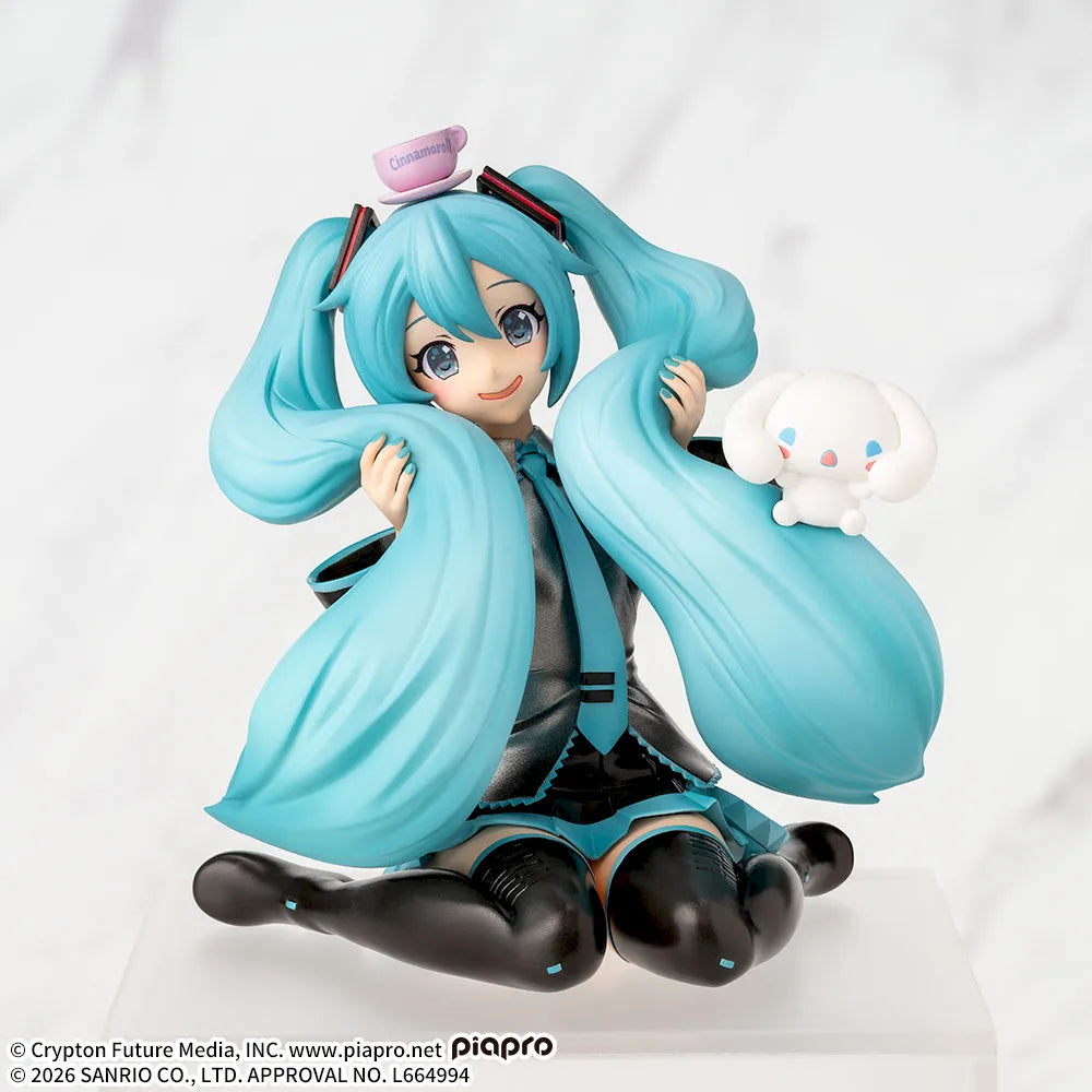 Hatsune Miku x Cinnamoroll - Premium Chokonose Figure - Mofutto ver.