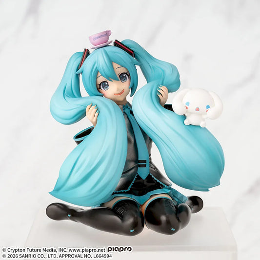 Hatsune Miku x Cinnamoroll - Premium Chokonose Figure - Mofutto ver.