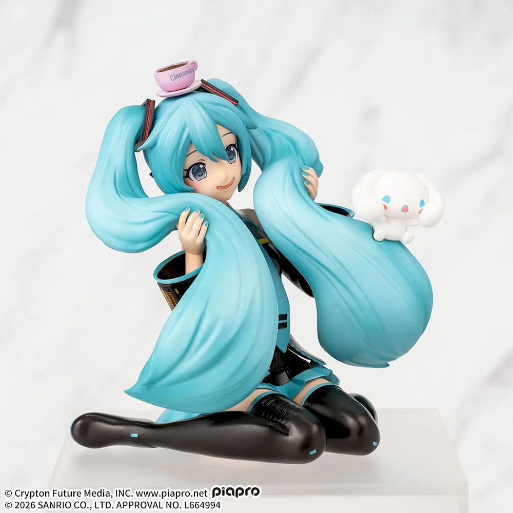 Hatsune Miku x Cinnamoroll - Premium Chokonose Figure - Mofutto ver.