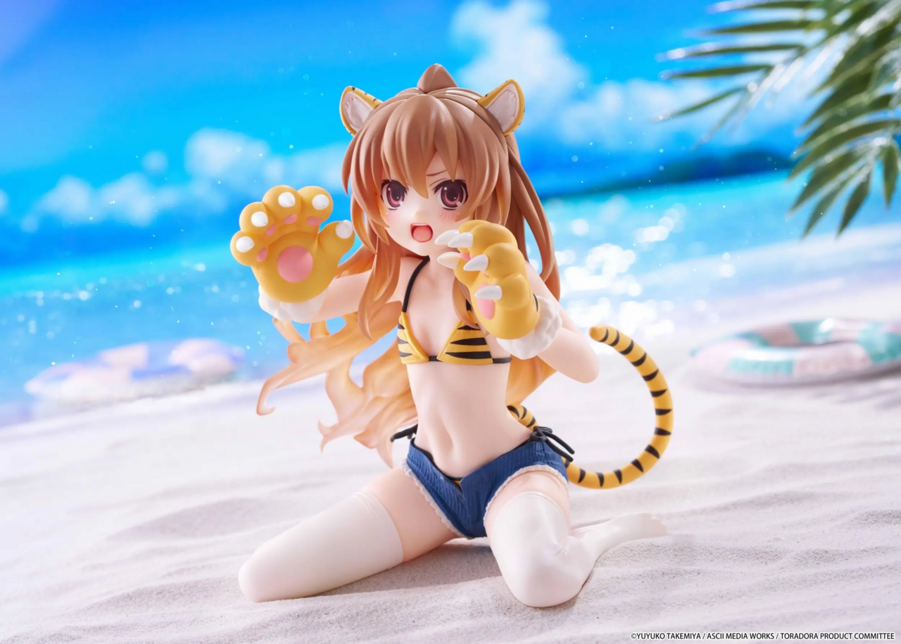 Toradora! - Aisaka Taiga - Desktop Cute - Tiger Swimsuit Ver