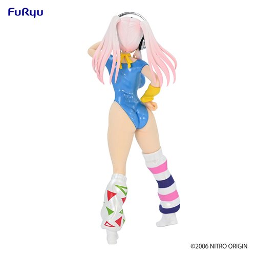 Super Sonico Concept 80's Another Color Blue Statue