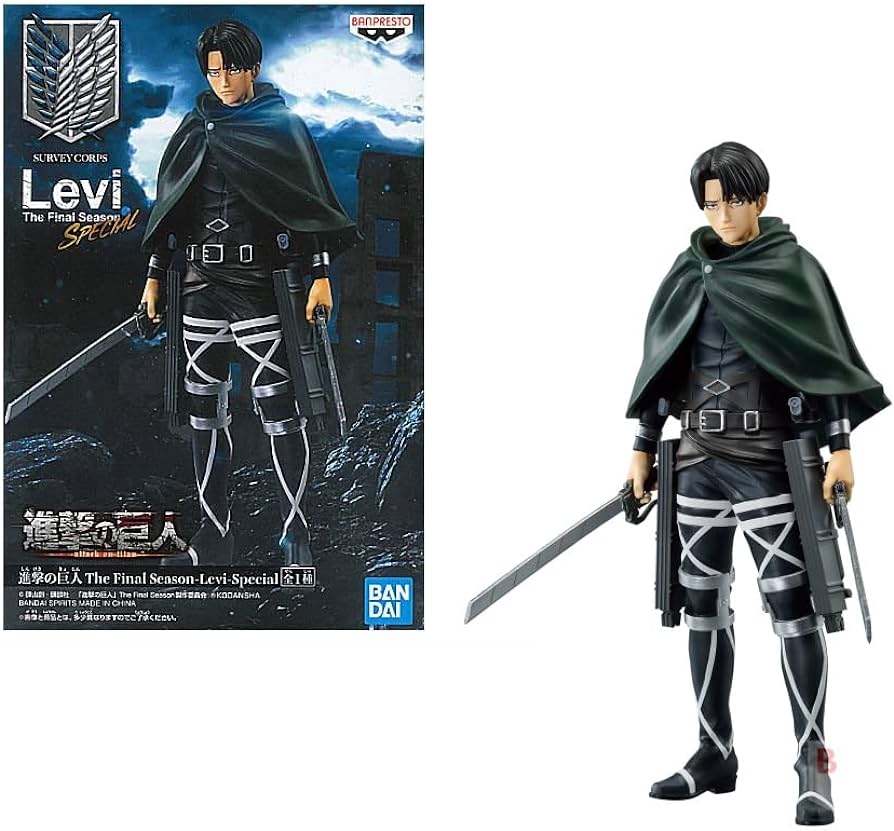 Banpresto Attack On Titan Levi Figure Especial Ver.