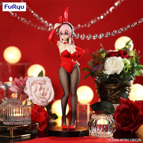 Super Sonico Red Version BiCute Bunnies Statue