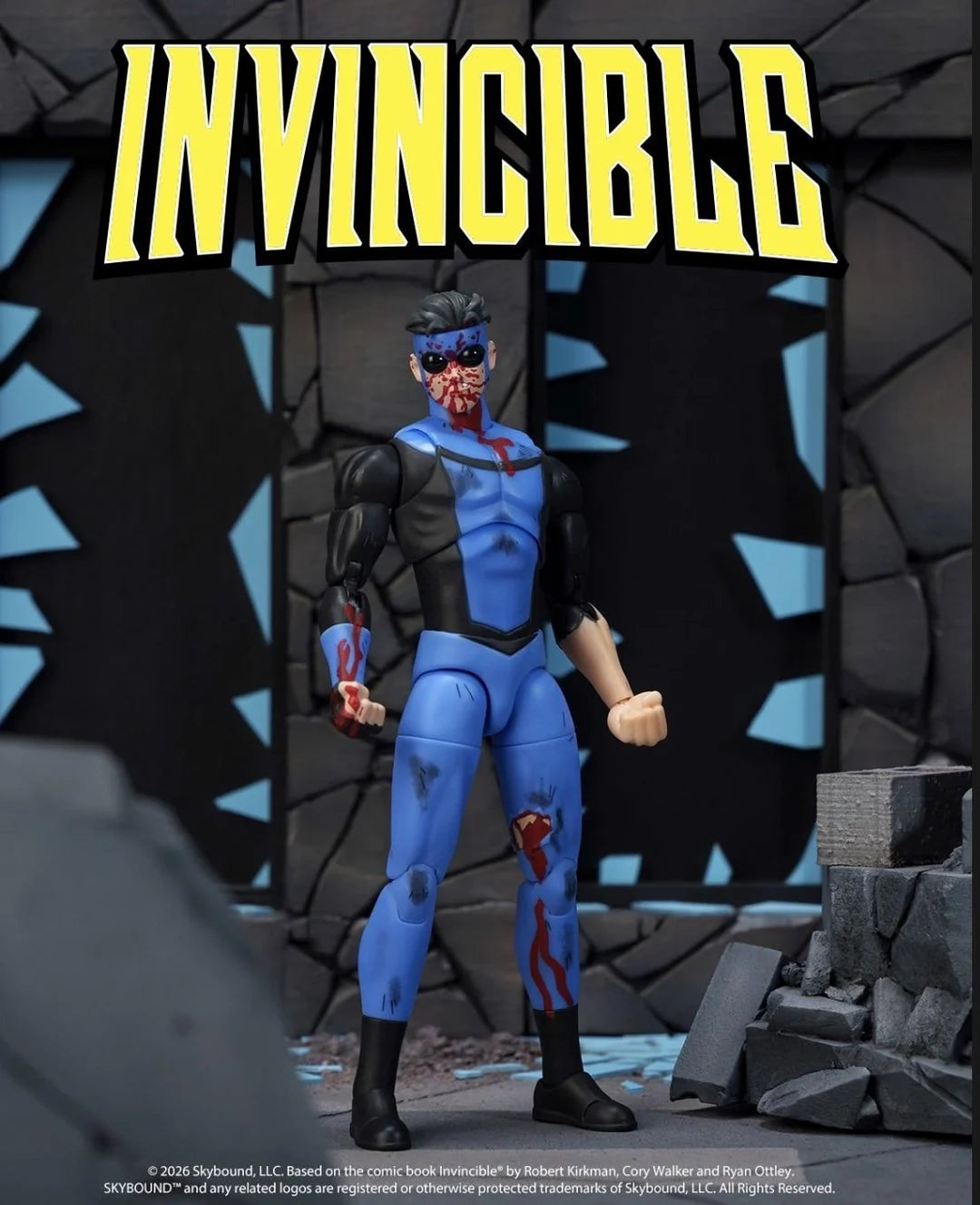 Invincible 1/12 Scale Action Figure Battle Damaged