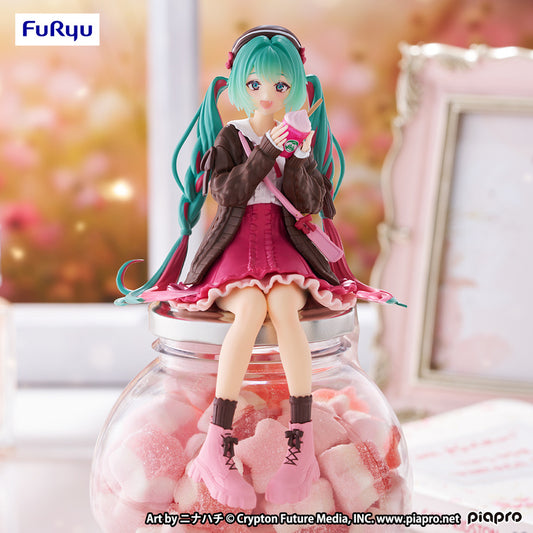 Hatsune Miku - Noodle Stopper Figure - Autumn Date, Pink ver