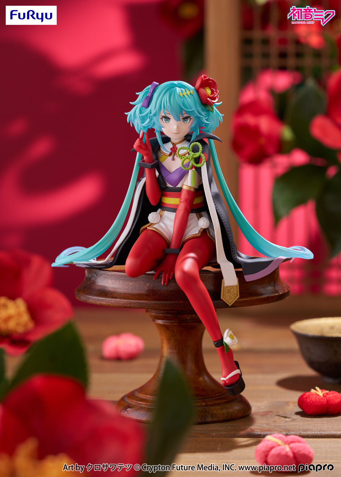 Hatsune Miku - Flower Fairy - Noodle Stopper Figure - Camellia