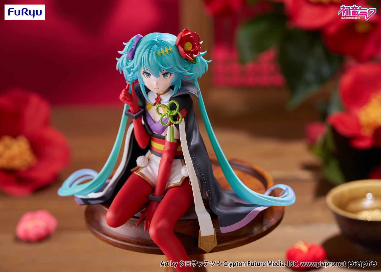 Hatsune Miku - Flower Fairy - Noodle Stopper Figure - Camellia